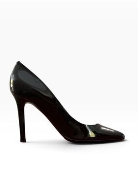 Tamara Mellon Heaven 70 Patent Leather Heels Almond Toe Made in Italy Size 39.5